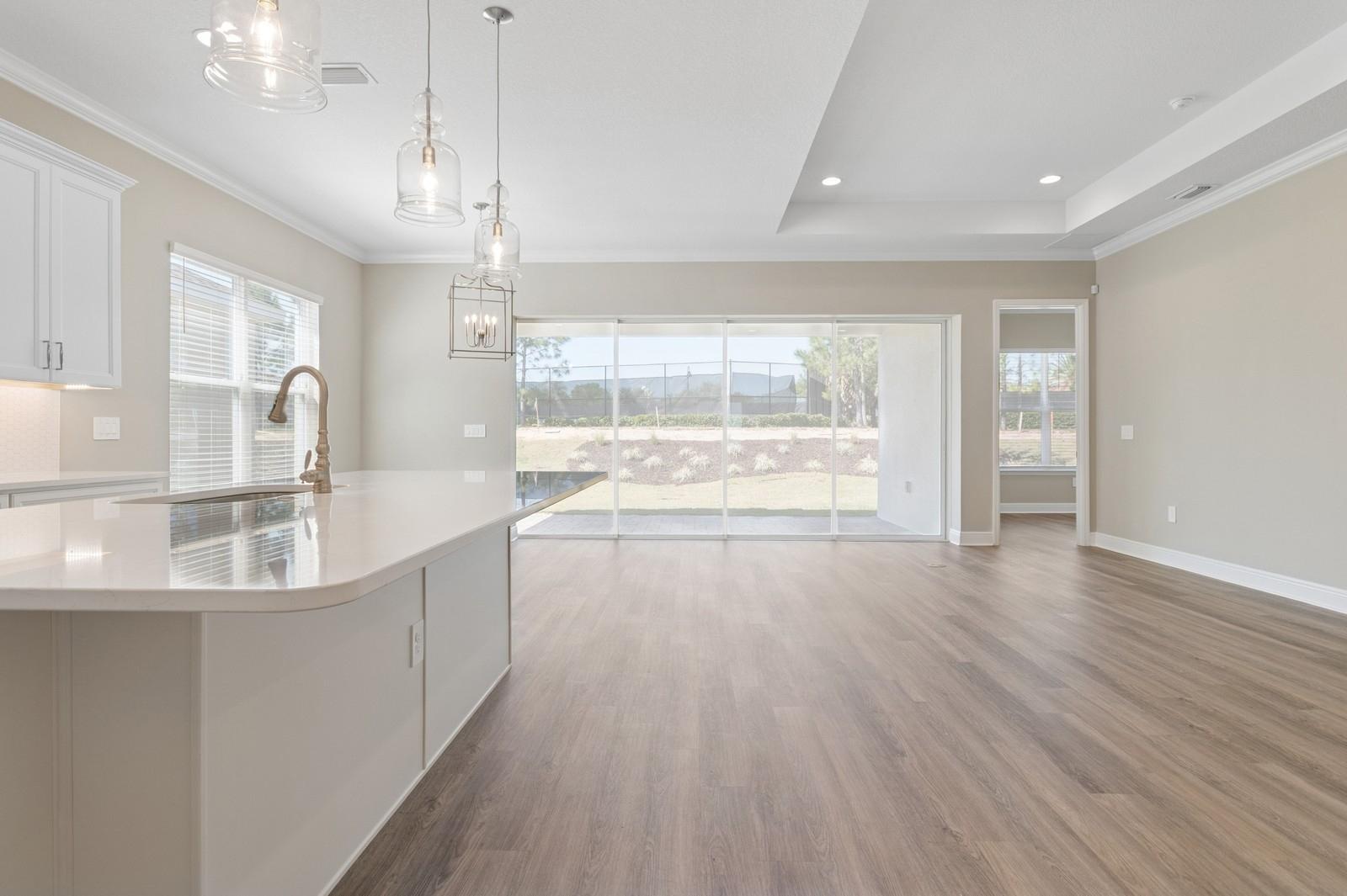 Bright and open floorplan